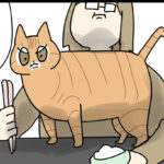 ご飯中に迫り来るお尻